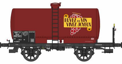 REE Modeles WB-471 - Tank Car BUVEZ DU VIN